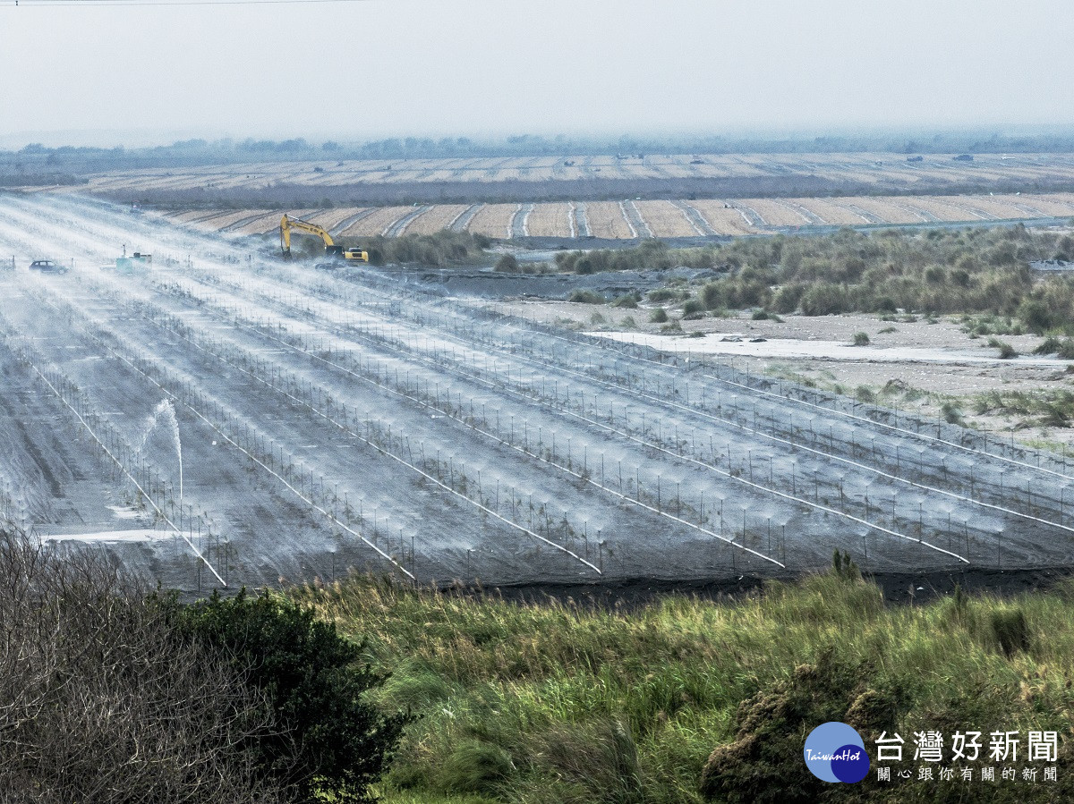 濁水溪揚塵防制不打烊 笫四河川局春節期間指派專人留守待命