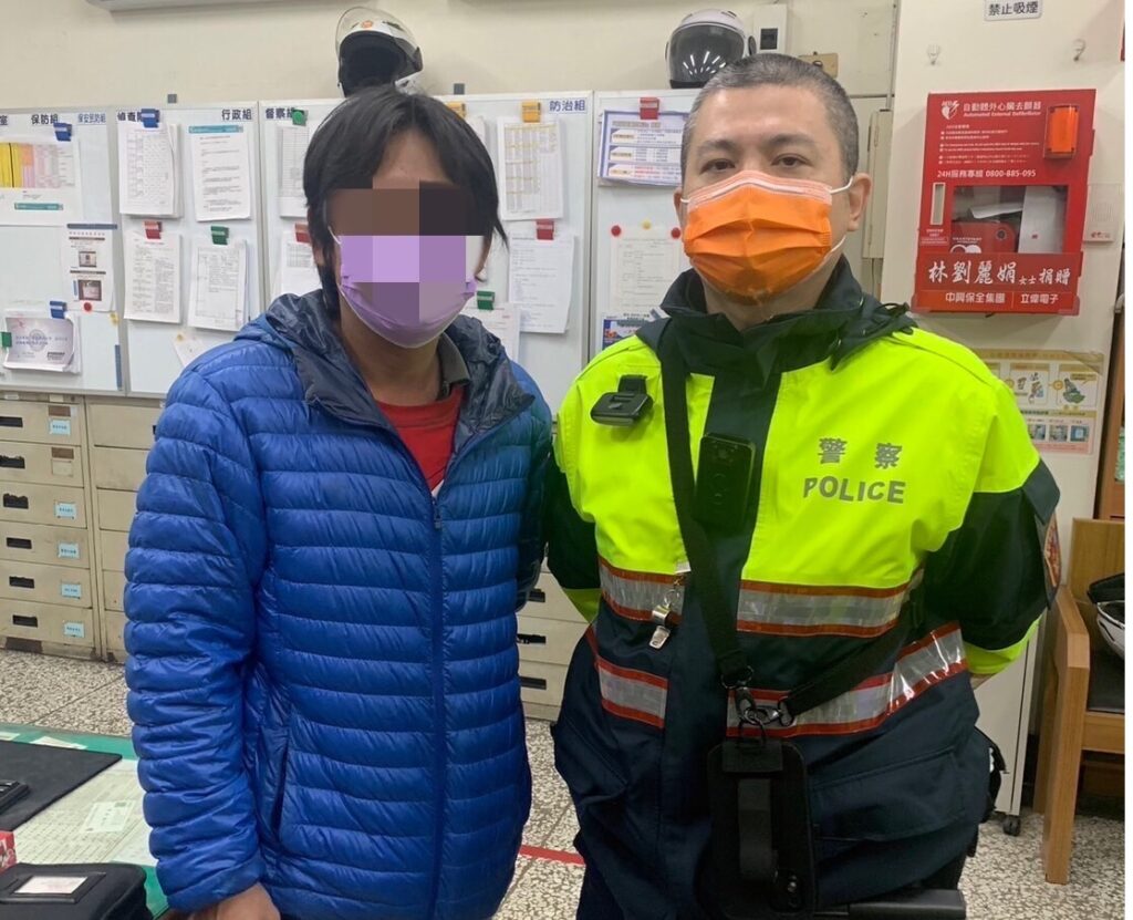 ▲ 中警一分局於年節前尋獲三位失蹤人口，幫助民眾佳節團聚 (圖/台中市警察局 提供)