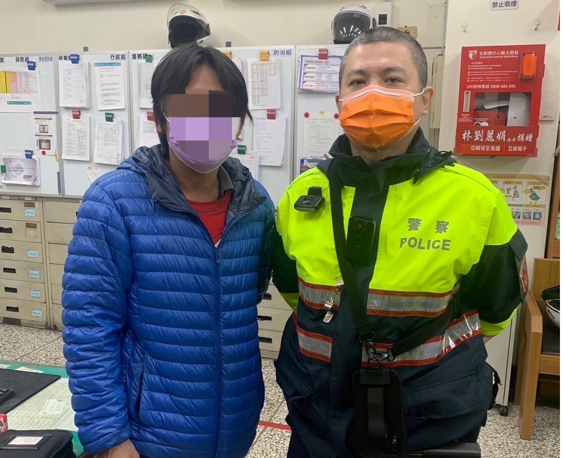 ▲ 中警一分局於年節前尋獲三位失蹤人口,幫助民眾佳節團聚 (圖/台中市警察局 提供)