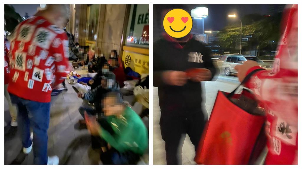 孩子除夕捐出壓歲錢！郁方「北車暖發200個紅包」見輪椅伯露宿淚崩