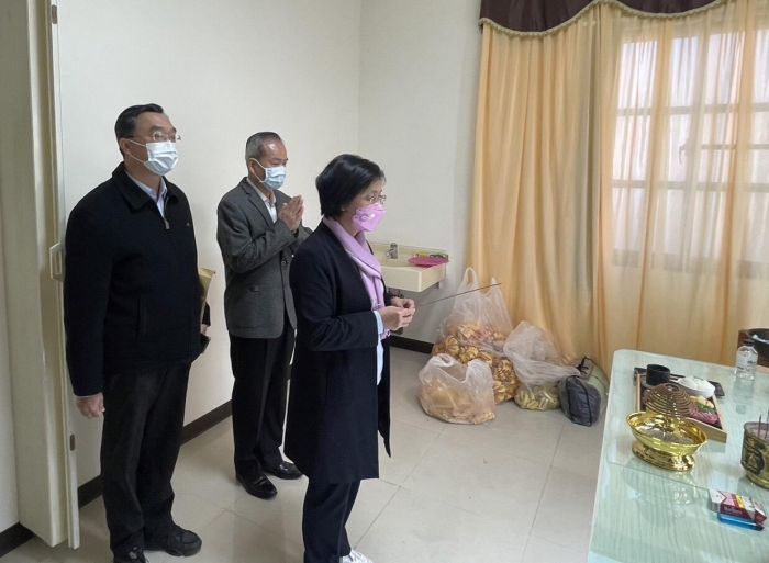 彰化縣長王惠美南下慰問殉職警員高偉倫家屬 毒駕遭彰化地院裁定羈押