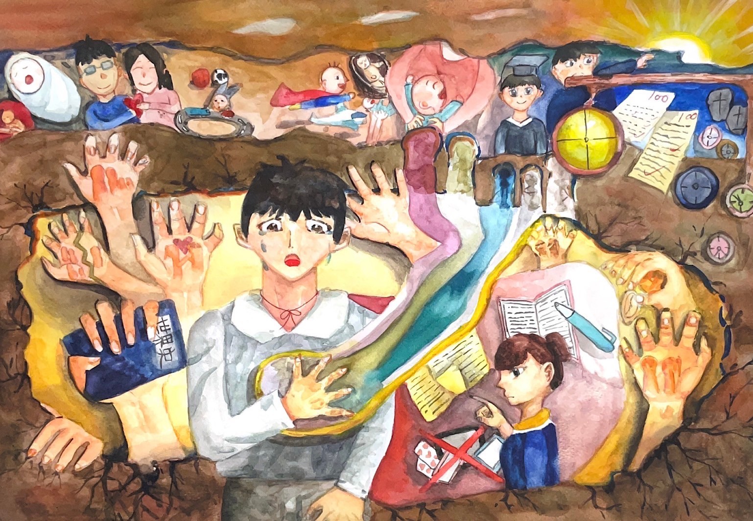 光華國中全國美展競賽表現亮眼