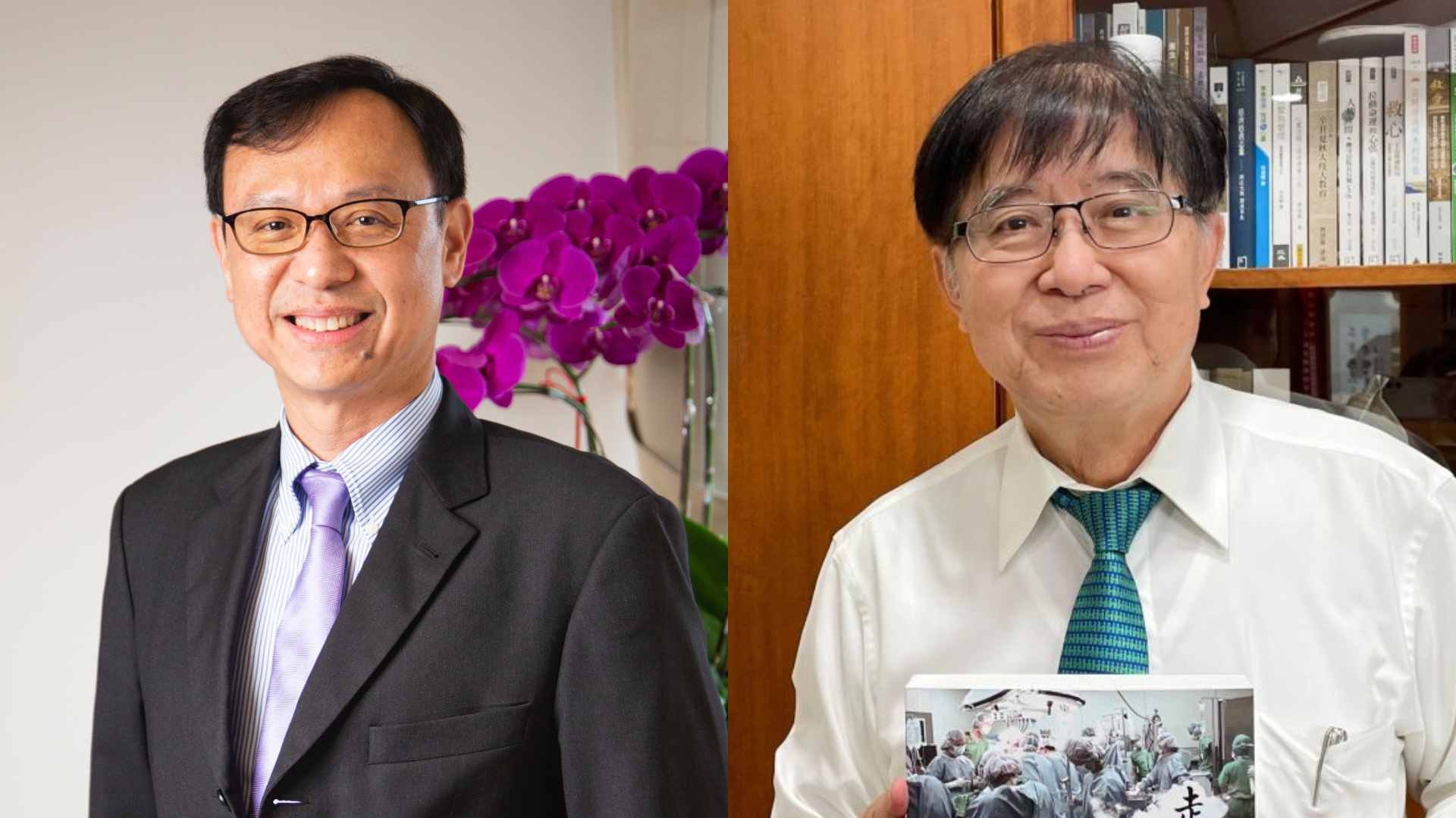 健保署長李伯璋（右）將卸任，由衛福部次長石崇良（左）接任。翻攝衛福部官網、資料照片