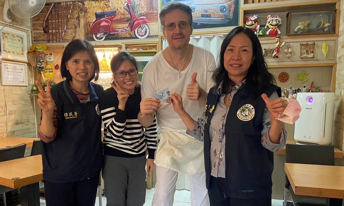 義籍披薩師申獲外僑永久居留證    用美味征服臺灣人味蕾