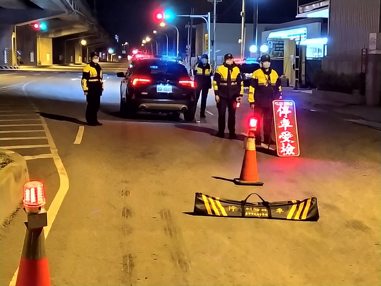 ▲ 烏日警分局持續執行酒駕暨噪音改裝車稽查勤務 (圖/台中市警察局 提供)