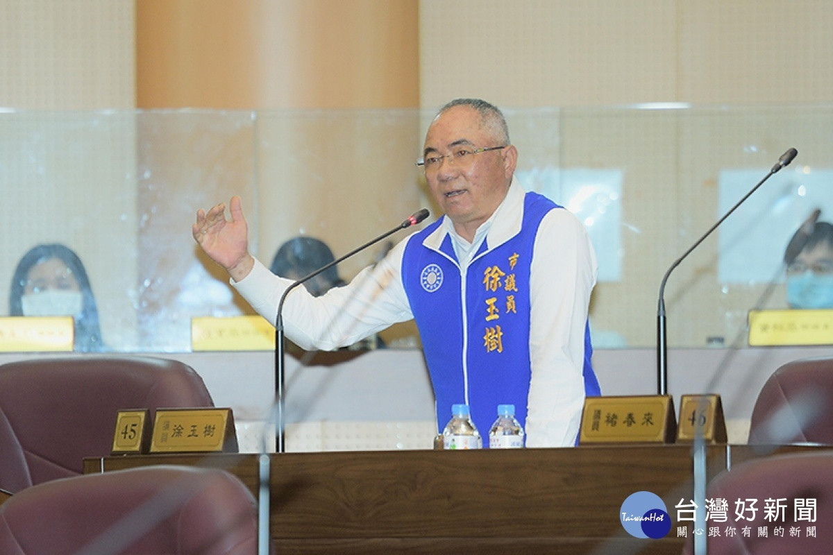 桃園市議會國民黨團執行長徐玉樹。<br /><br />
