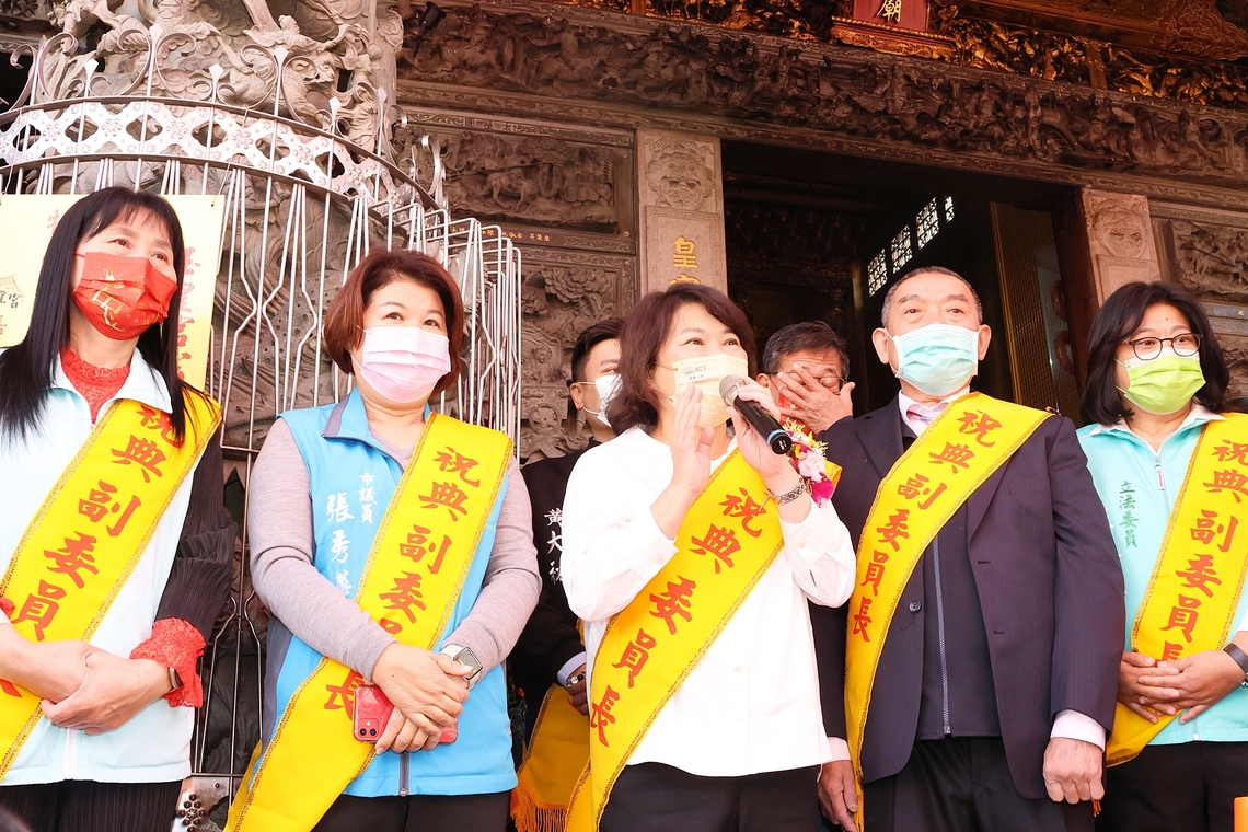 農曆正月初九「天公生」玉皇宮玉皇上帝聖壽大典 嘉義市長黃敏惠祈求國泰民安