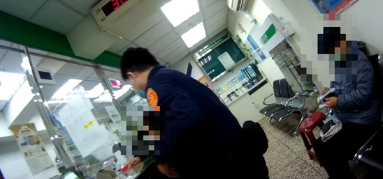 中和警即時攔阻林女匯款。(記者徐煜勝翻攝)