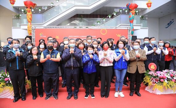 中市府新春開工團拜　盧市長：展望未來更加努力