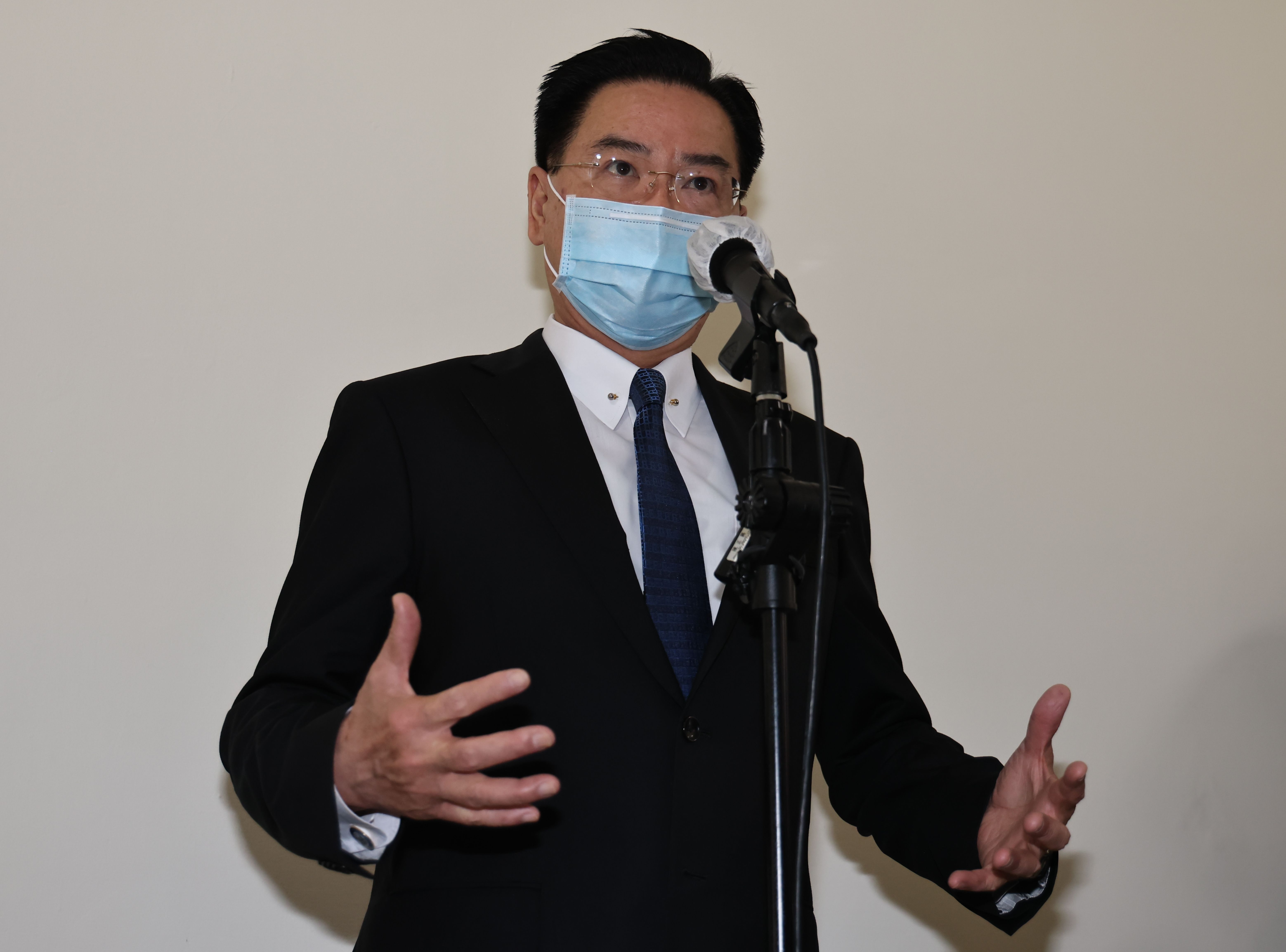 吳釗燮表示,他本來就沒有要去駐美,也沒有說要被美國退貨這件事,這些都是假的。資料照片/林啟弘攝