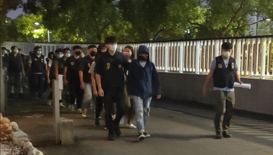 ▲ 警方查獲「九頭蛇」博奕集團成員共計26人         (圖/台中市警察局 提供) 