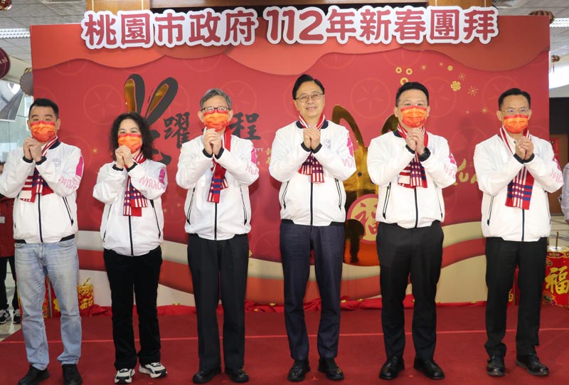 張善政期許陳建仁、鄭文燦持續關照桃園!