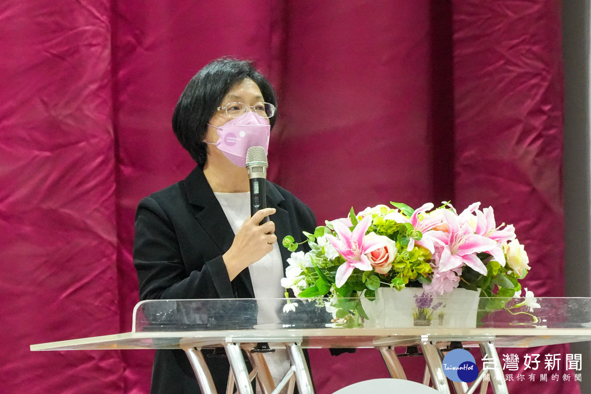 彰化縣長王惠美與會致詞期勉。圖/彰化縣政府提供