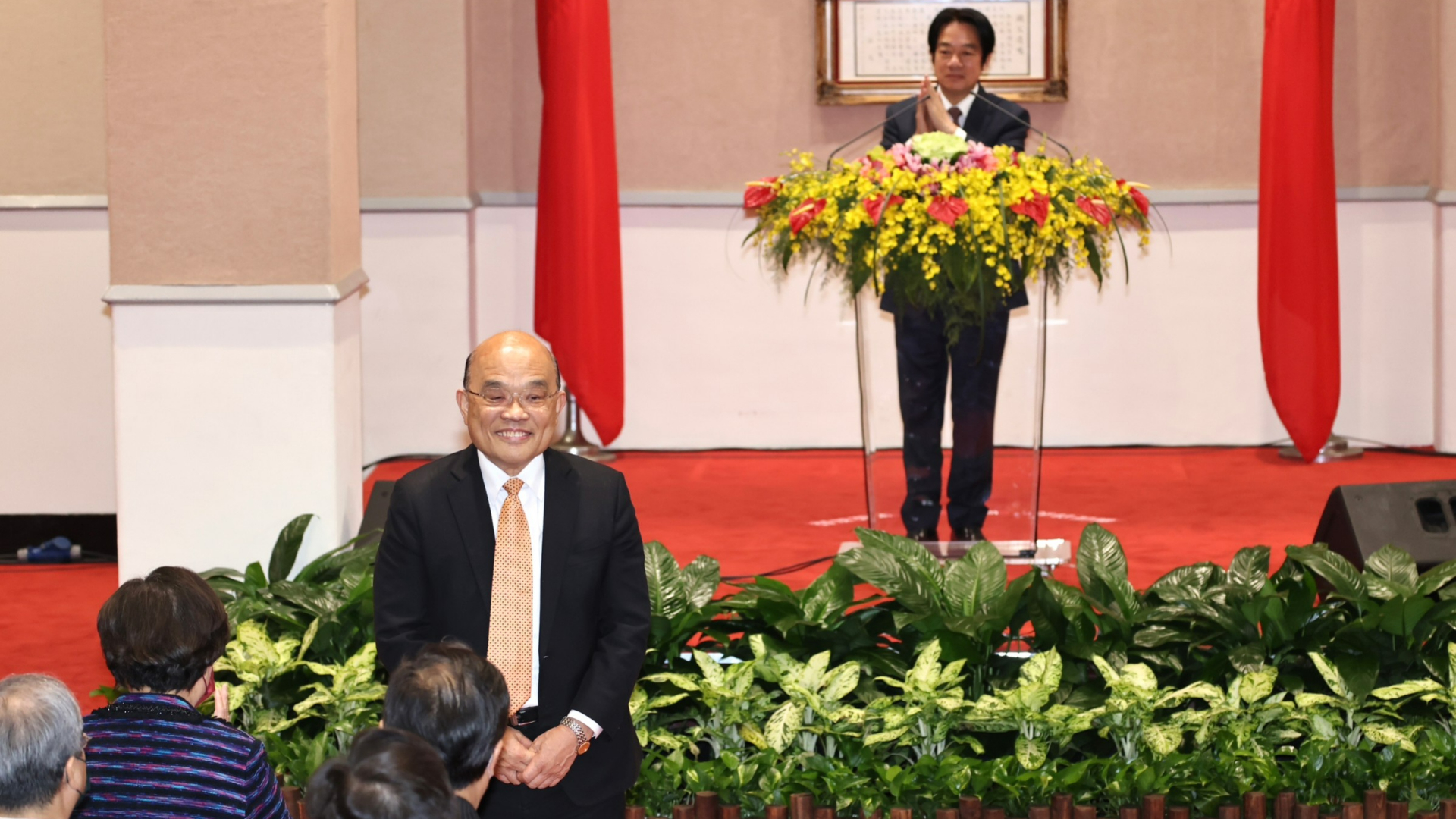蘇貞昌雖卸任行政院長一職,但他的新聞熱度仍不減。資料照片