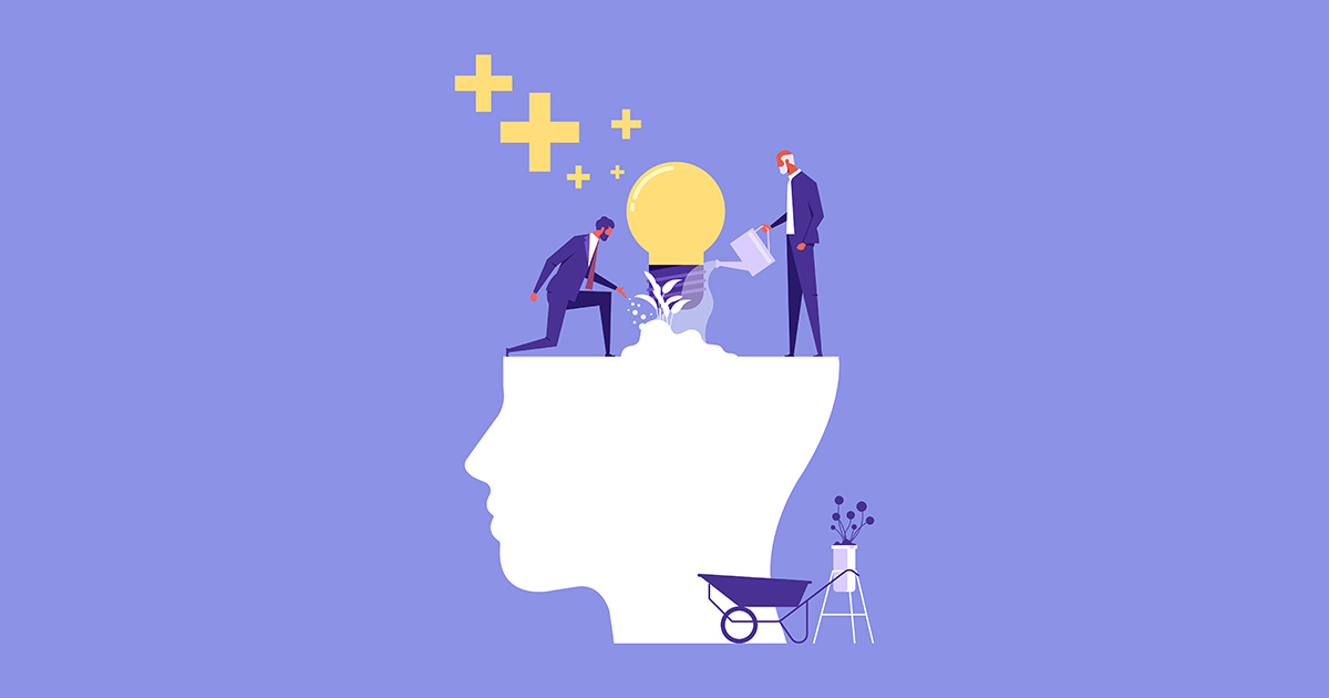 Personal growth-Self improvement and self development concept