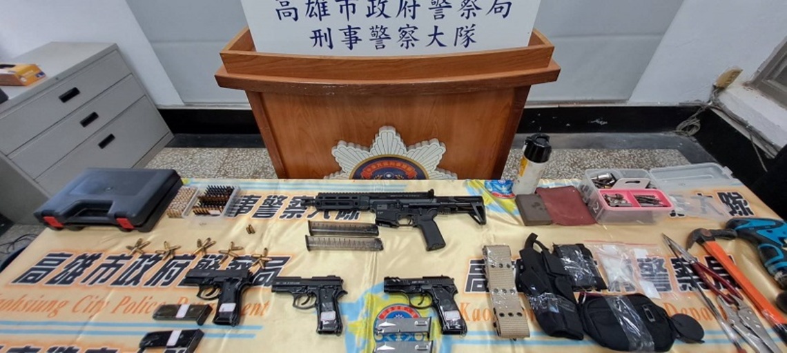 槍毒零容忍 雄警破獲小型軍火庫