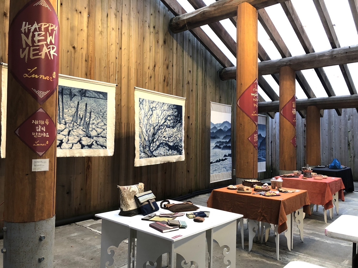 2023 加拿大「農曆新年藝術節」結合臺灣工藝  以天然染色為題妝點新春