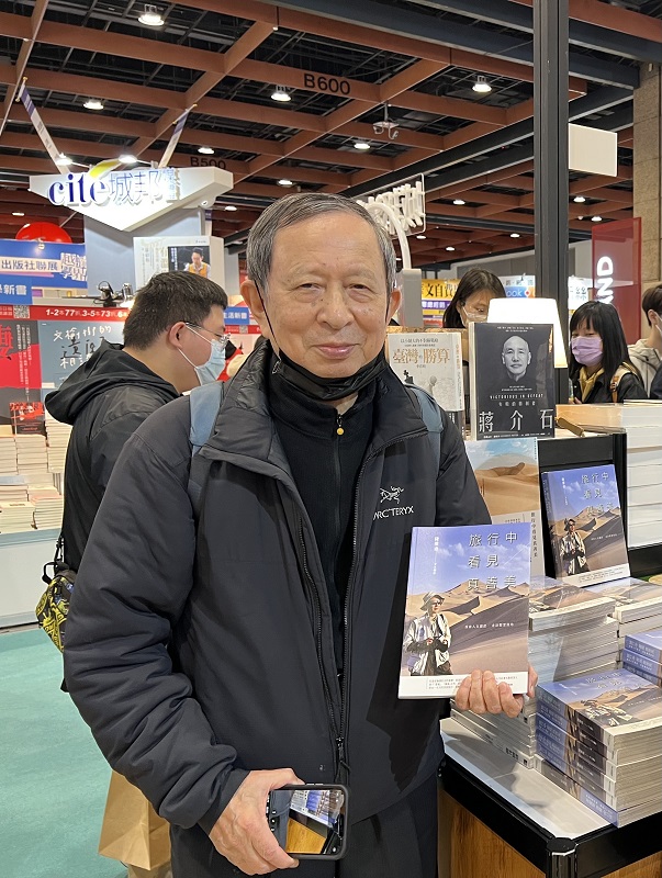 不老攝影家陳維滄現身台北國際書展。(圖/東海大學提供)