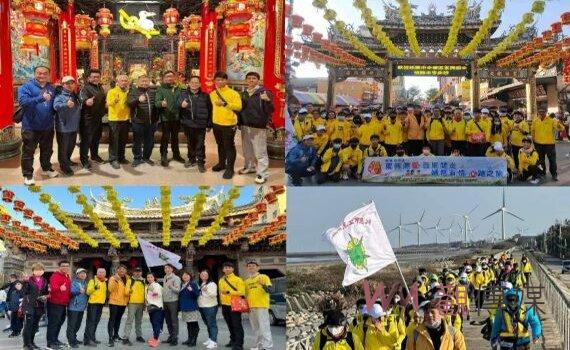 桃園東興國中苗中彰為愛百里健走5天4夜 參拜12媽祖廟挑戰自我返校