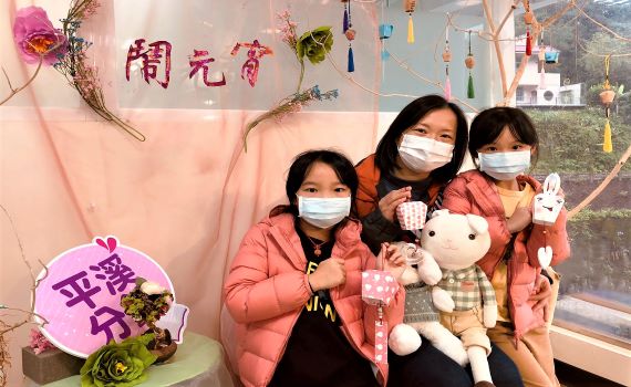 平溪圖書館「親子鬧元宵」　DIY、賞天燈認識在地特色