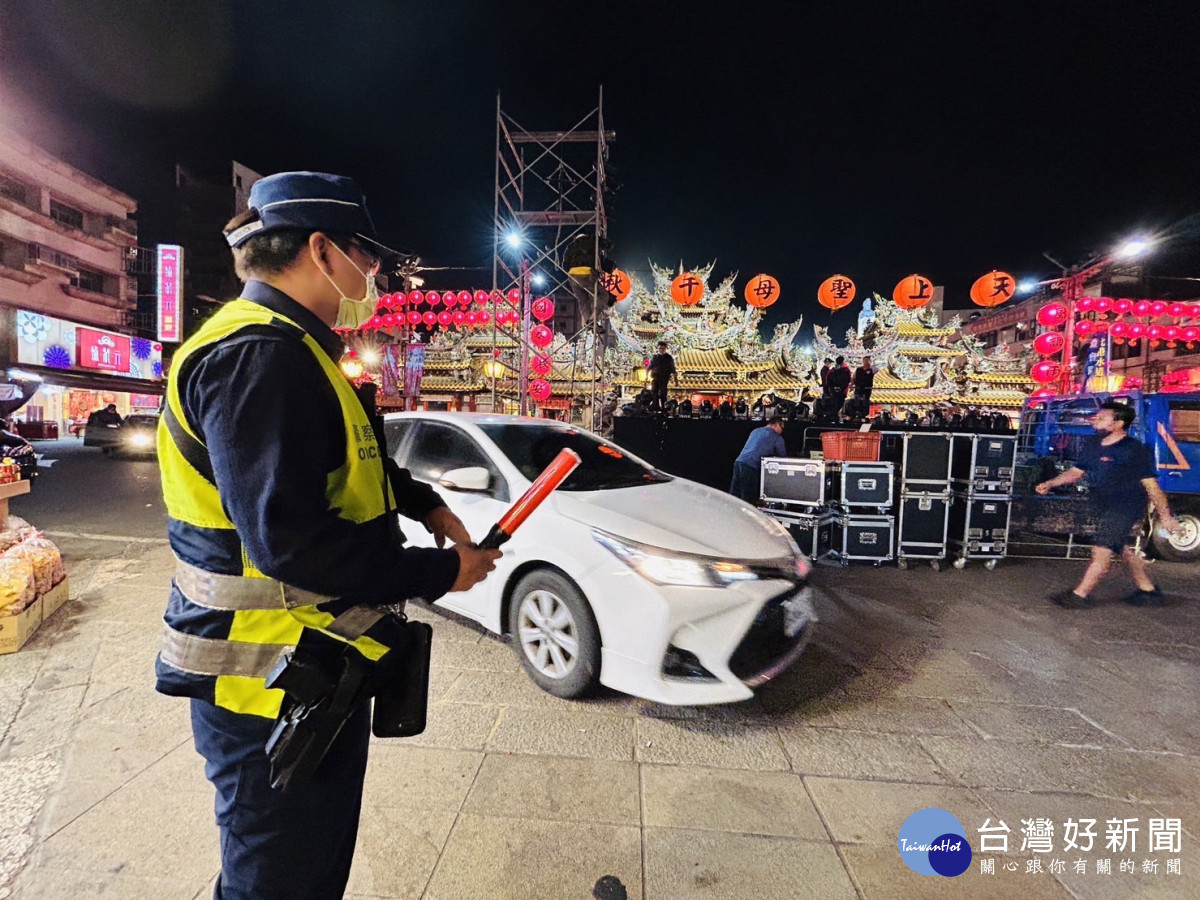 警方提醒參與活動的民眾遵守交通規則,勿違規停車/北港警分局提供