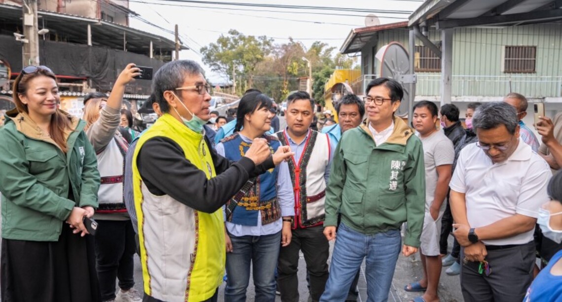 陳其邁赴桃源視察7建設  瞭解部落居民需求、促進原鄉發展