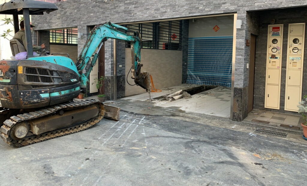 大統路13巷用戶接管化糞池打除-