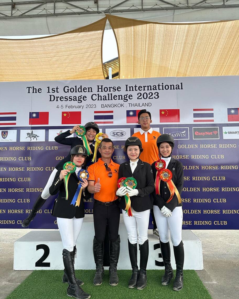 中華台北馬術代表隊前往泰國，參加曼谷Golden Horse Riding Club馬術比賽