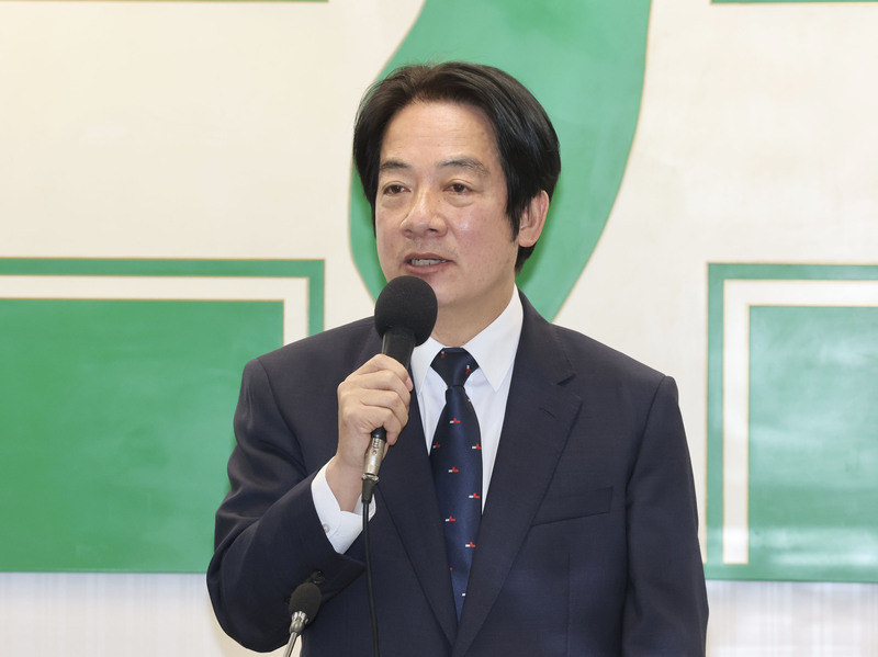 民進黨昨首次駁斥「疑賴論」,圖為賴清德2月1日主持中常會。資料照片/中央社