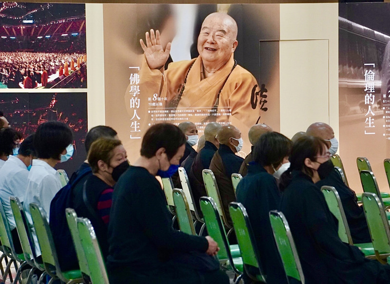 星雲法師5日辭世,佛光山雲居樓6日開放信眾弔唁。中央社