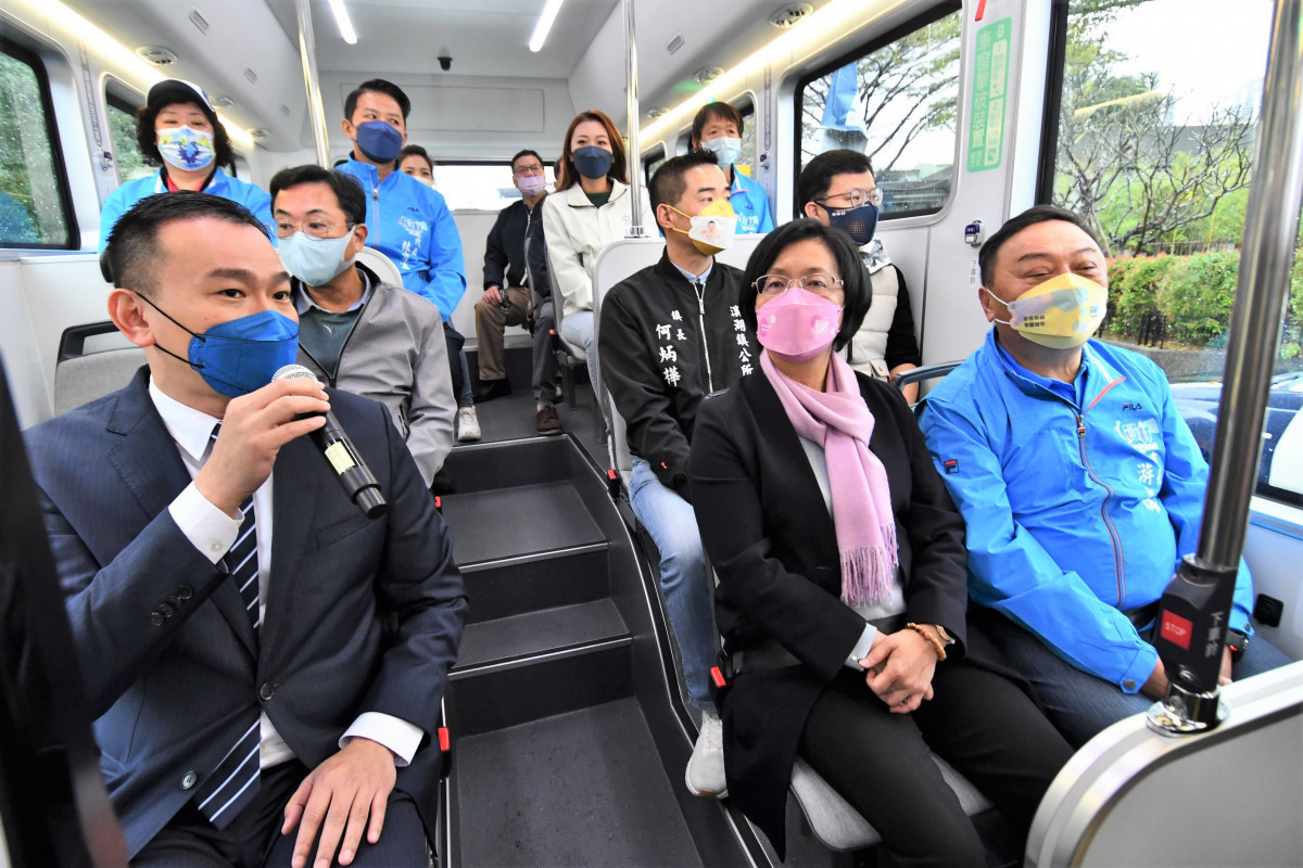 彰化電動公車首航,市區客運【20路】今日正式啟航上路。圖/彰化縣政府提供