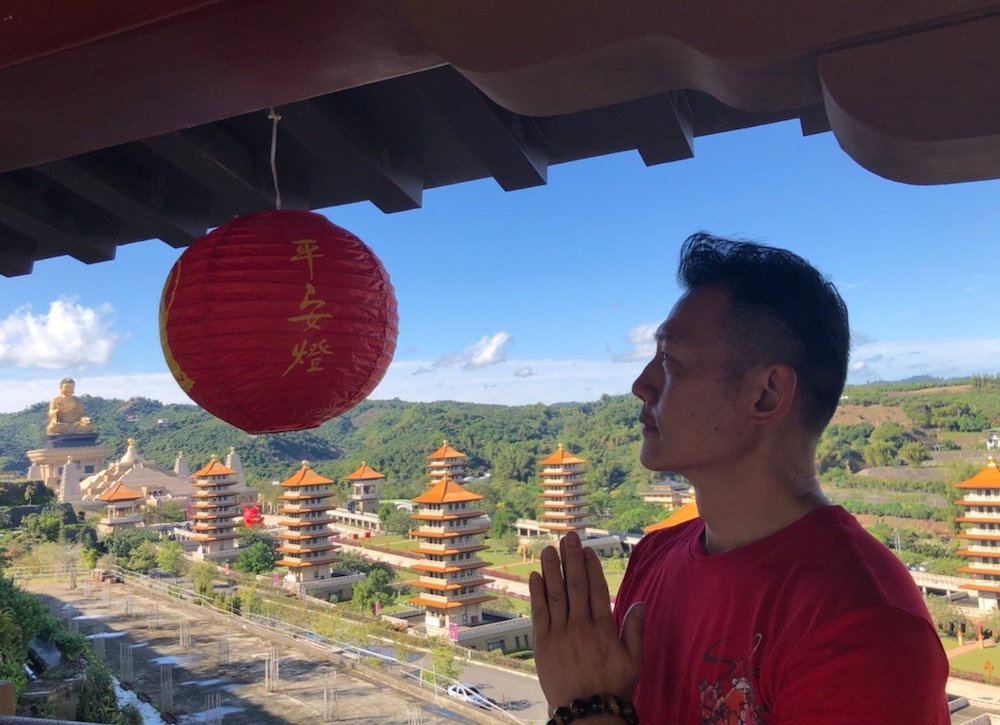 大師未走福報人間 胡一虎感念星雲大師影響一生 100 胡一虎微博照2
