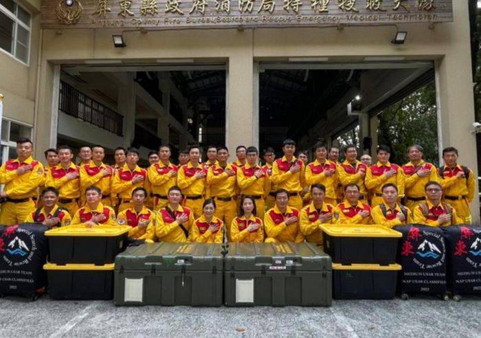 土耳其強震 屏東縣國際人道救援隊伍趕赴救援