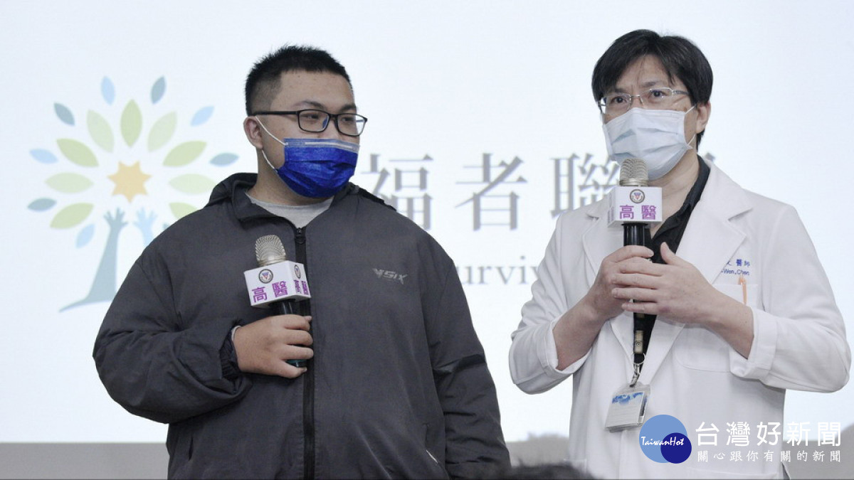 ▲病患經過高醫團隊緊急救治與重建重新回到大學就讀社工系所，課餘也自力更生在慈濟組織工讀，生活充實又快樂。（圖／記者 許高祥 翻攝）