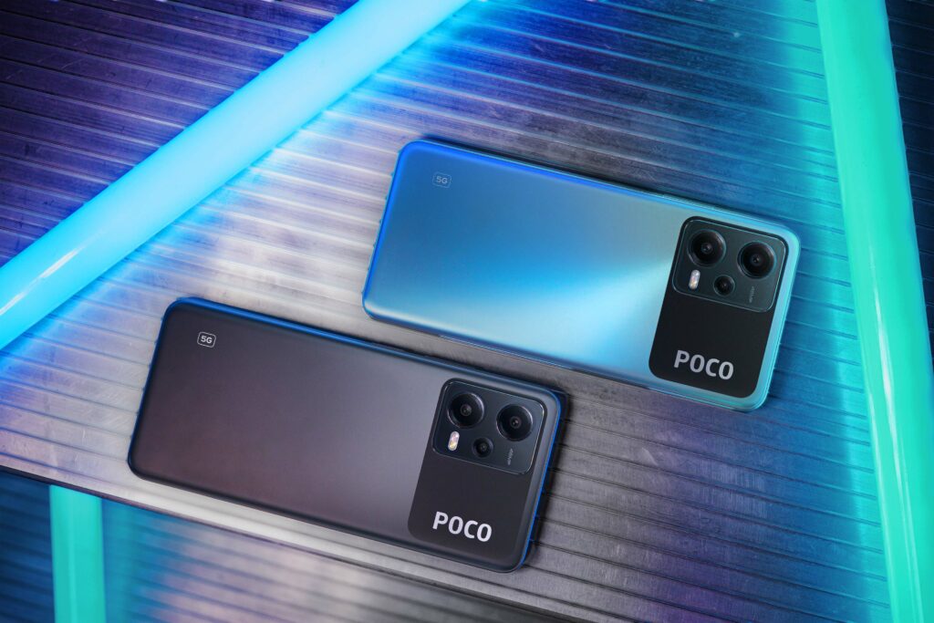 POCO X5 5G搭載6.67吋120Hz-AMOLED螢幕、台積電-6nm-5G-處理器。