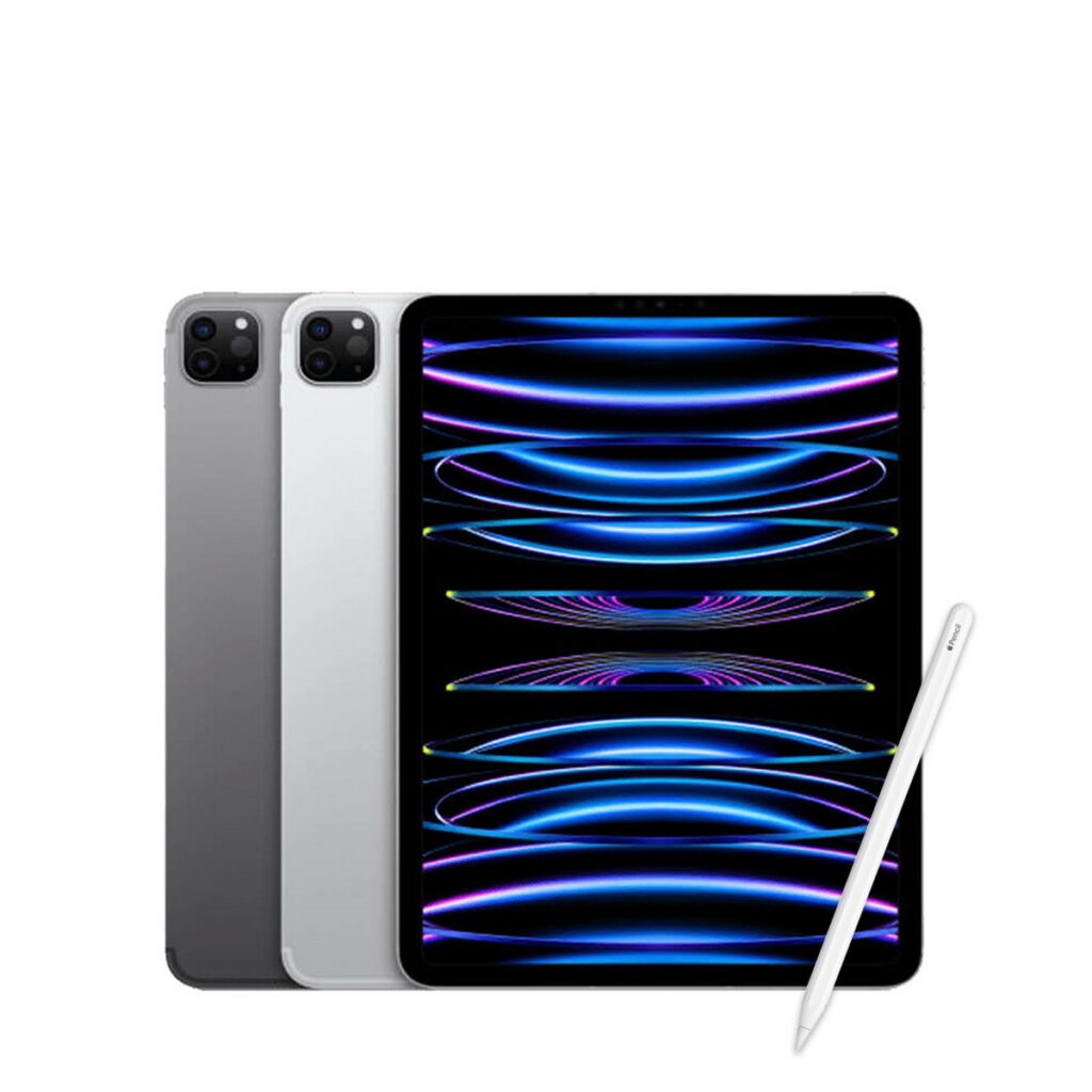 Apple Pencil II超值組【Apple】2022 iPad Pro 平板電腦(11吋WiFi128G)