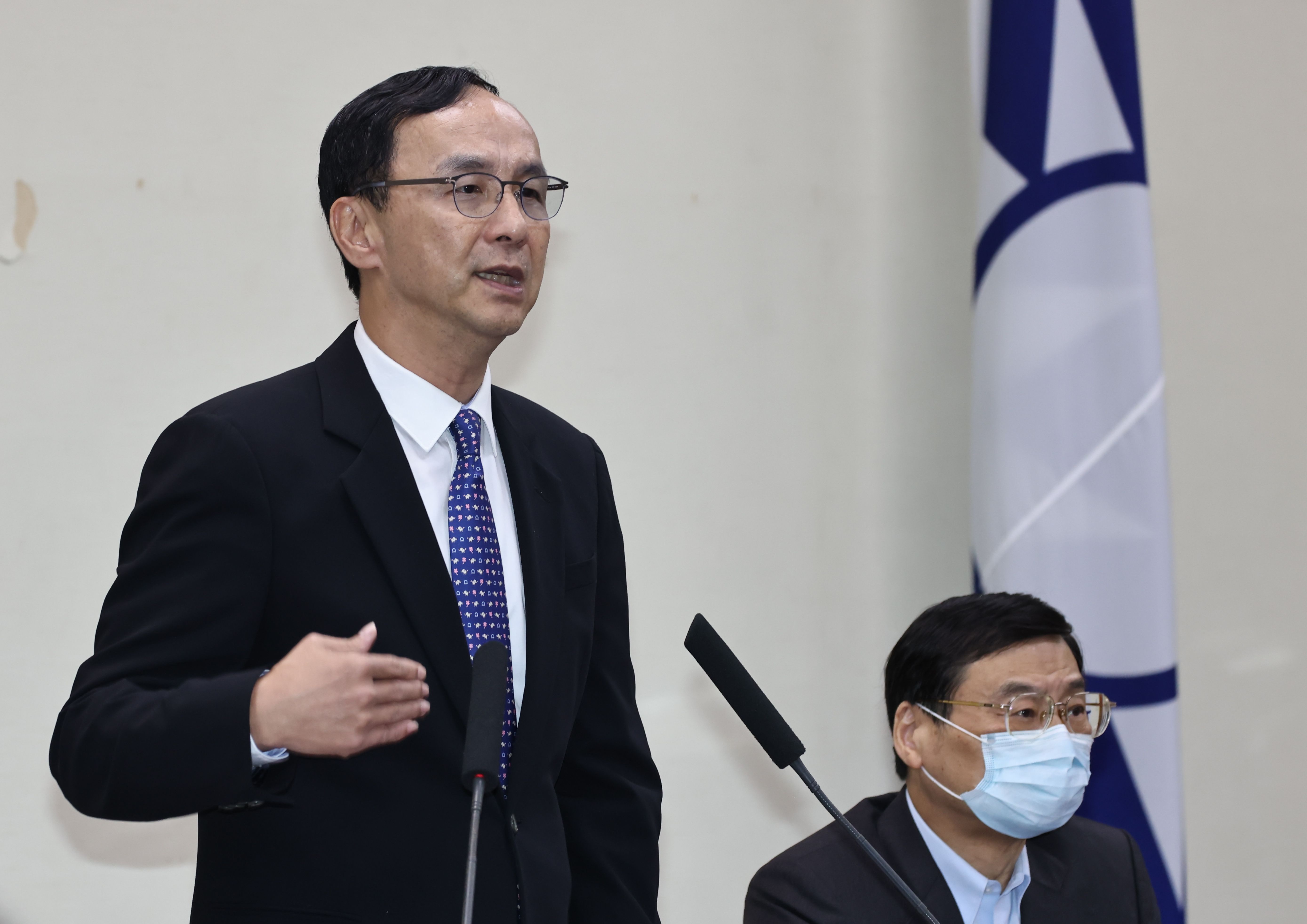 對於黨內各種卡位戰,黨主席朱立倫檯面上的回應是,「國民黨有越多的人才越好。」資料照片/林啟弘攝