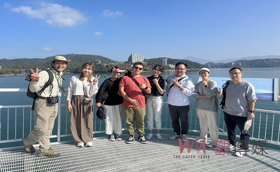 近百名國際媒體來臺賞燈與踩線暢遊南投、日月潭