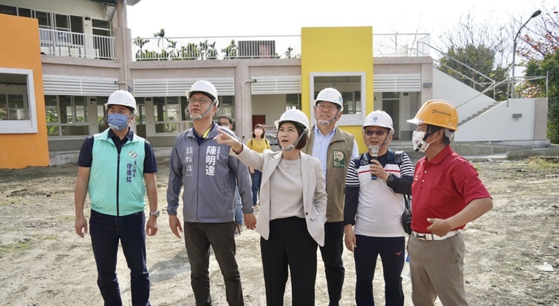 打造優質學習環境 周春米視察玉田非營利幼兒園工程