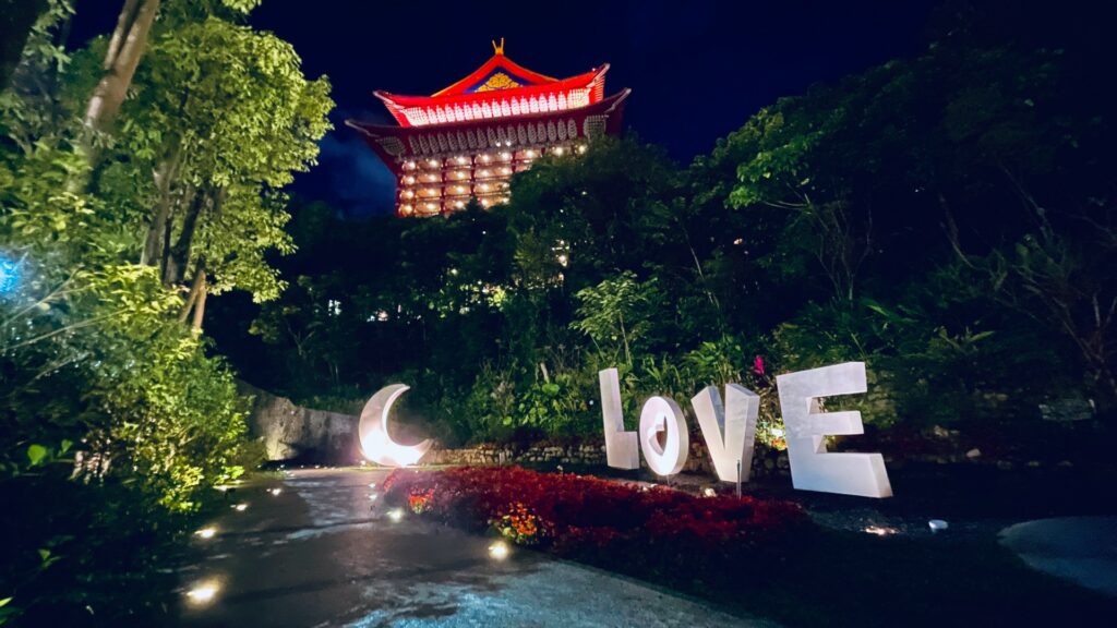 夜探東密道-秘境花園。圖/圓山大飯店提供