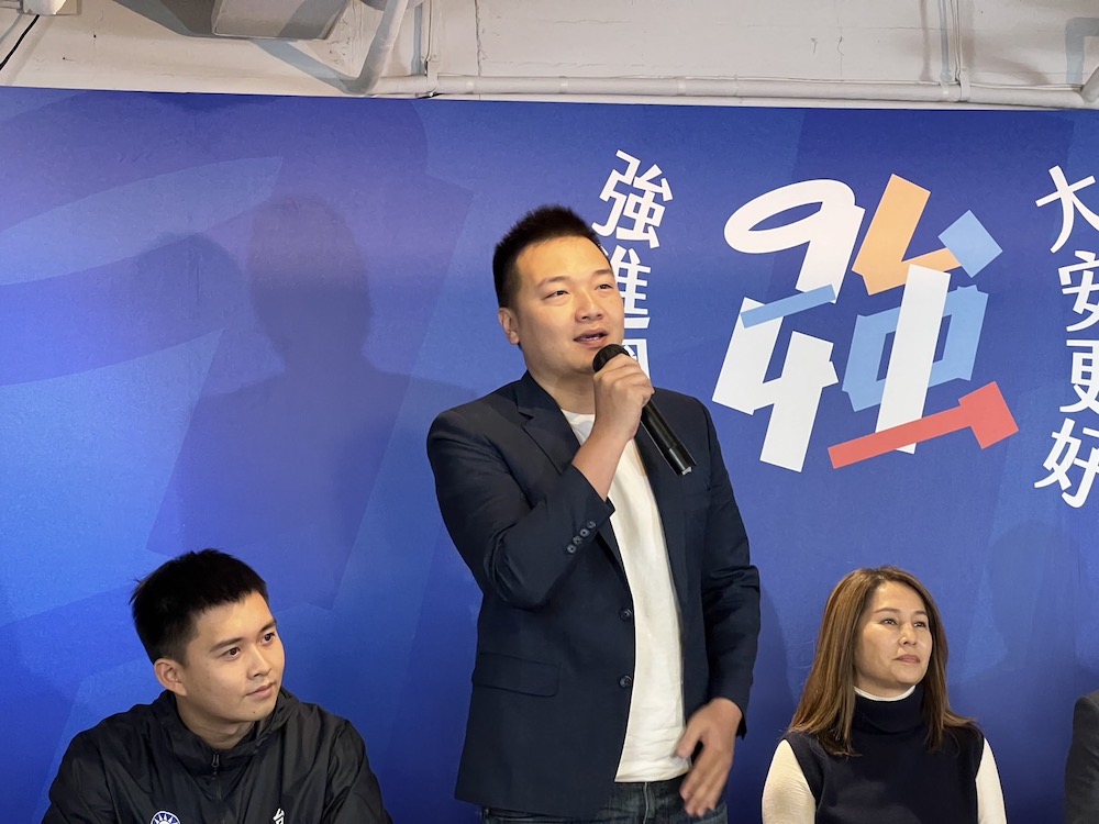 羅智強攜手高金素梅 喊:大安是我的落腳地! 107 羅智強子弟兵、台北市議員楊植斗10日現身力挺。