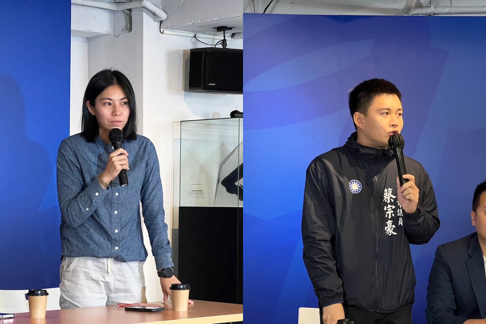 羅智強攜手高金素梅 喊:大安是我的落腳地! 108 羅智強子弟兵如雲林縣議員陳芳盈、台南市議員蔡宗豪10日現身力挺。