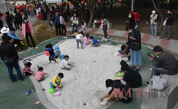 虎尾頂溪共融公園啟用親子樂翻天 張麗善:各鄉鎮有全齡共融親子公園