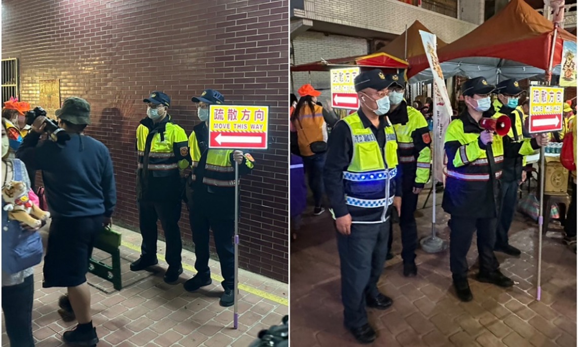 白沙屯拱天宮媽祖徒步進香啟程 苗警動員近千人護逾10萬香丁腳