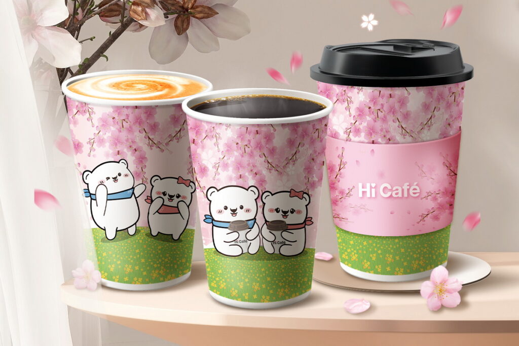 少女心爆發!萊爾富期間限定「櫻花杯」粉嫩登場,粉嫩櫻花色加上綠地設計,十足春天感。