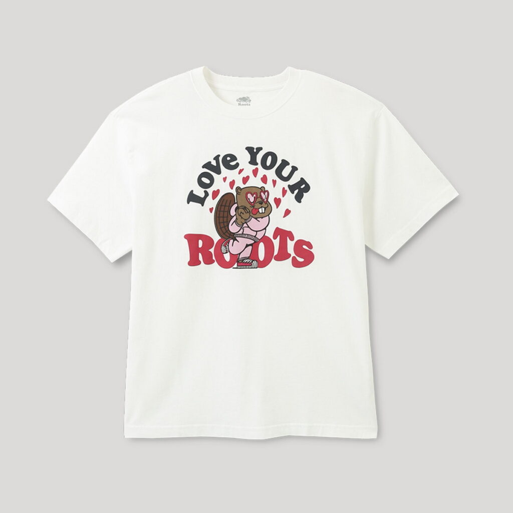 Roots中性 ALL FOR LVOE有機棉短袖T恤 $1880