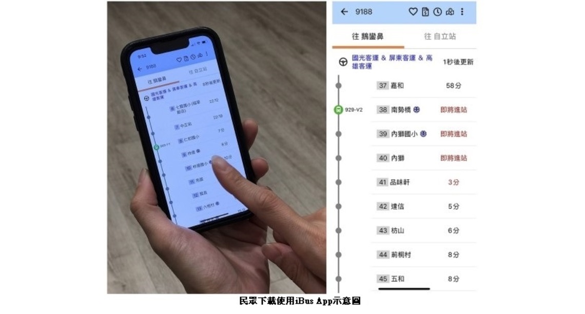 下載iBus公路客運動態系統   情人節搭車出遊好方便! 