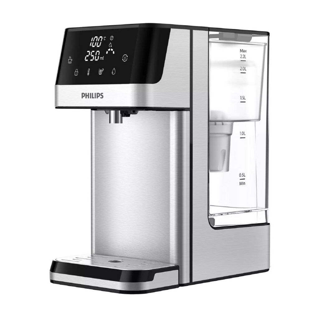 「飛利浦」2.2L免安裝瞬熱濾淨飲水機,市價9,990元,活動價5,990元。