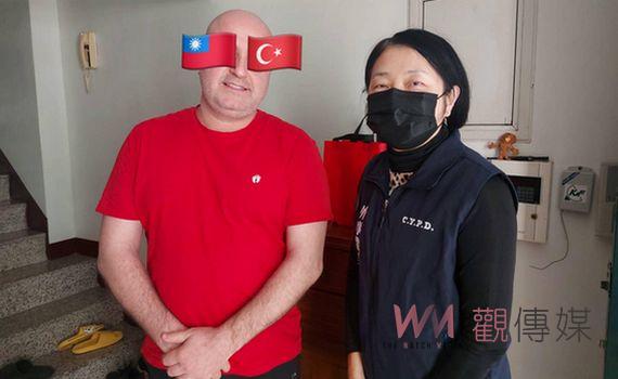 嘉義縣警局關懷在地土耳其僑民 外事警官溫馨關懷傳遞溫情