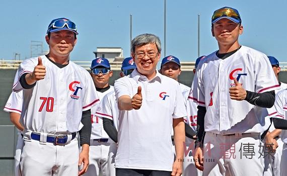 陳揆雲林慰勉棒球經典賽代表隊　預祝中華隊獲佳績讓世界看見臺灣